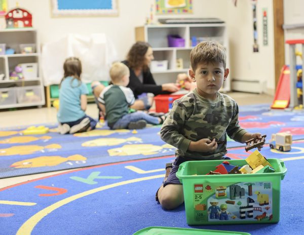 Boy playing with legos Boy playing with legos
