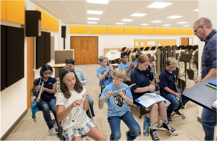 RLS Fine Arts Students at Redeemer Lutheran School in the fine arts program